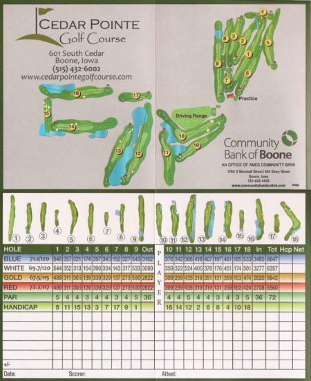 Golf Course - Cedar Pointe Golf Course